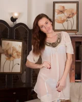 We Are Hairy - 01-Daisy_WhiteStockingsWhiteSofa_001