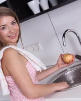 We Are Hairy - 03-gunita-pinkdresswhitetowel-003