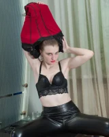 We Are Hairy - 14-Malta_RedBlouseBlackLeather_014