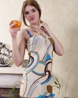 We Are Hairy - 12-MilanaS_TanDressBlueLingerie_016