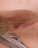 We Are Hairy - 48-Nadin_DenimShortsBlackStockings_048