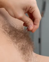 We Are Hairy - 75-NikkyB_RedTopBrownTights_075