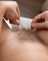 We Are Hairy - 71-NikkyB_YellowTopPlaidSkirt_071