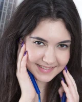 We Are Hairy - 03-Pavla_PlaidShortsBlackBlouse_003